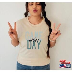 Game Day Vibes Tshirt Baseball Mom Soccer Tshirt Classic